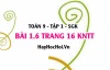 Bài 1.6 trang 16 Toán 9 tập 1 Kết nối tri thức SGK